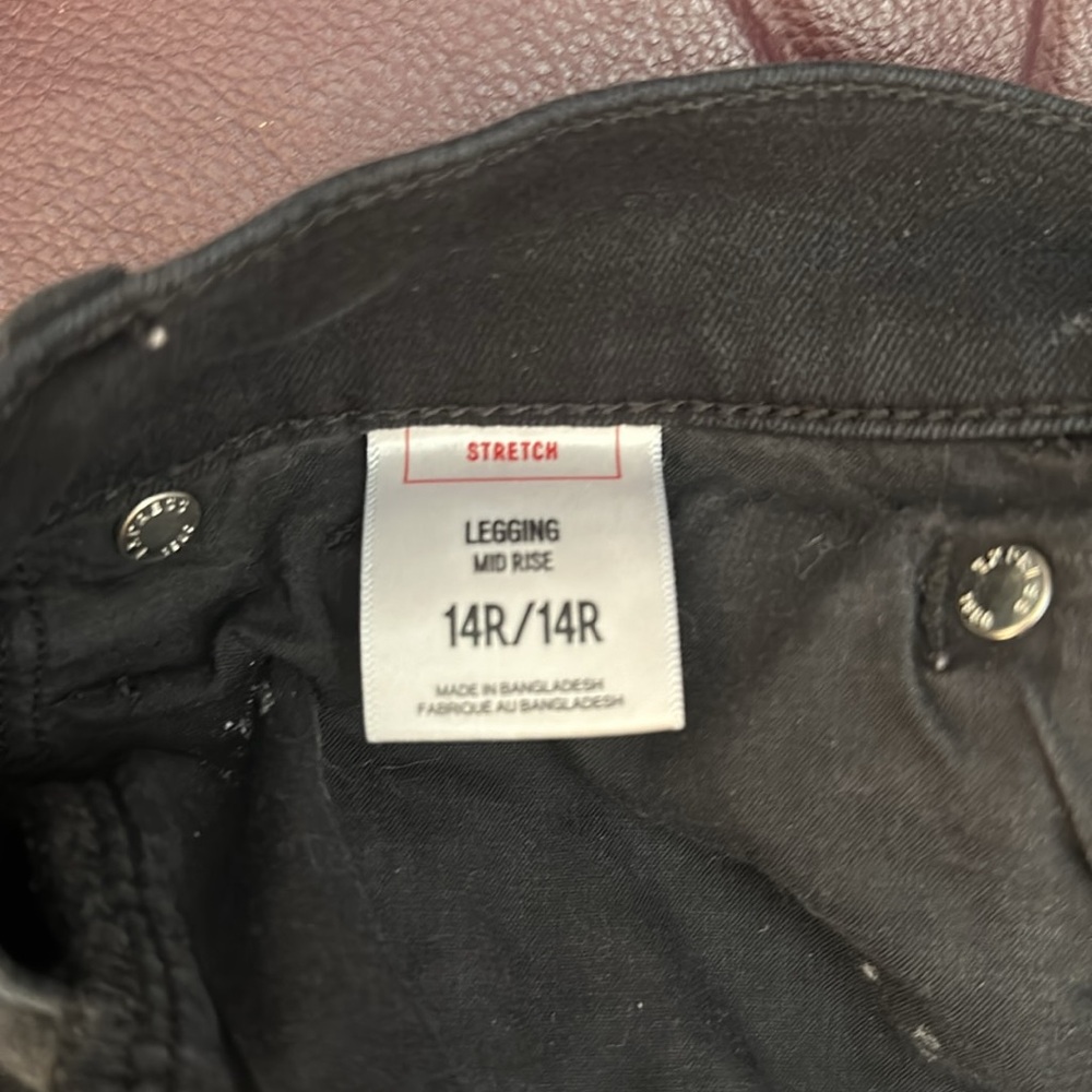 Express Mid Rise Stretch Jean Legging Size 14 - Picture 4 of 4